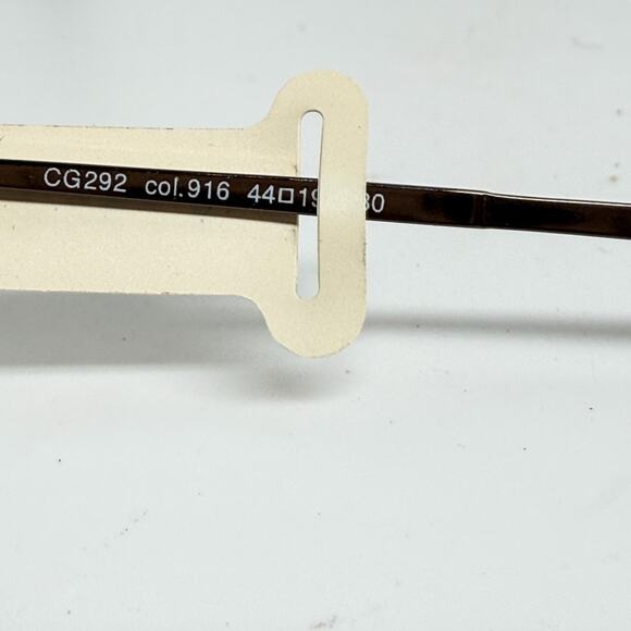 Covergirl CG292-1 916 44-19-140 Dark Brown Half Rim Eyeglasses Frame 19554 - Picture 5 of 7